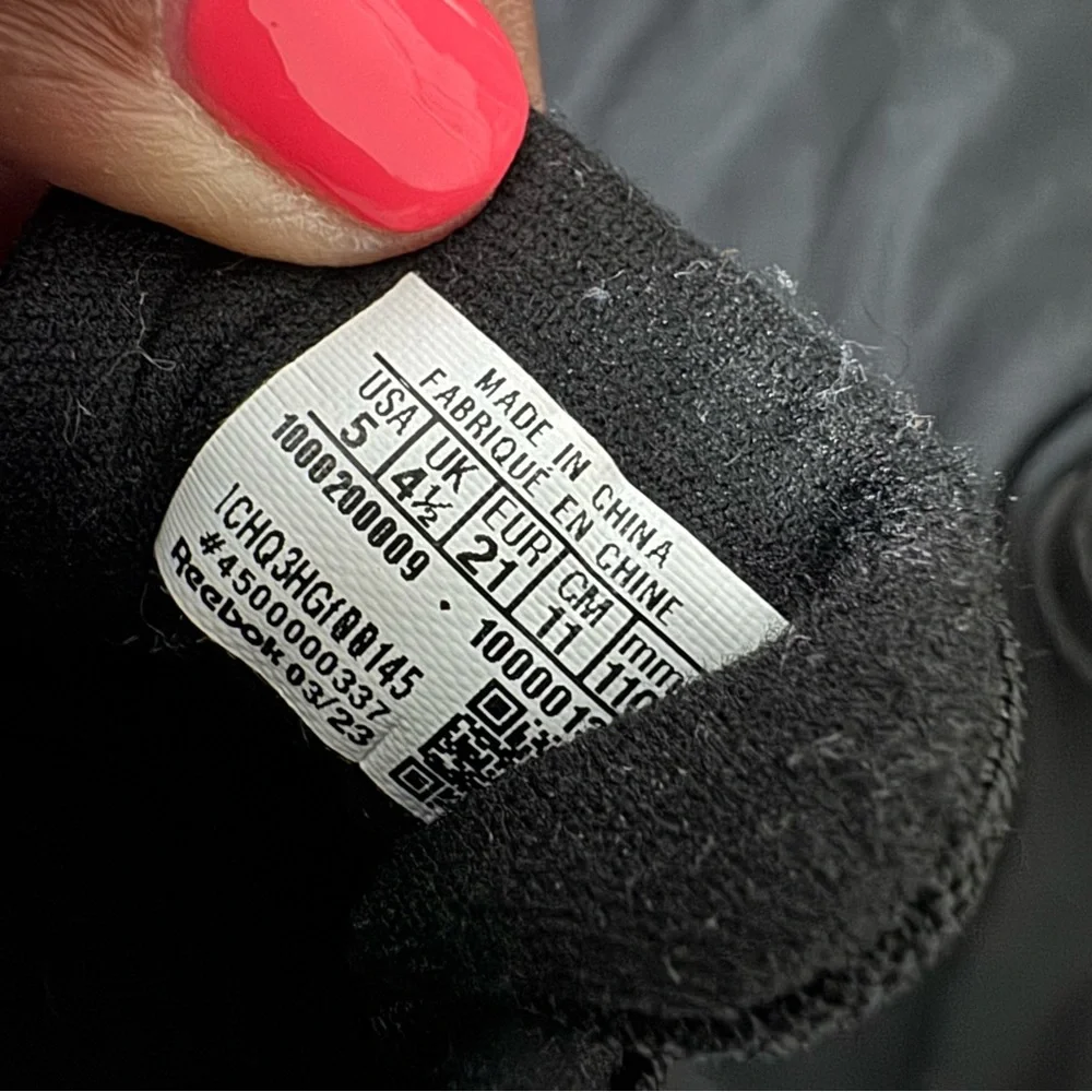 Reebok Classic Core Black‎ Toddler Sneakers